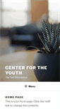 Mobile Screenshot of centerfortheyouth.org